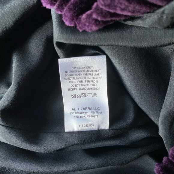 Altuzarra “Carter” corduroy dress royal purple size FR 42 but fits like US 2/4 - Picture 9 of 10